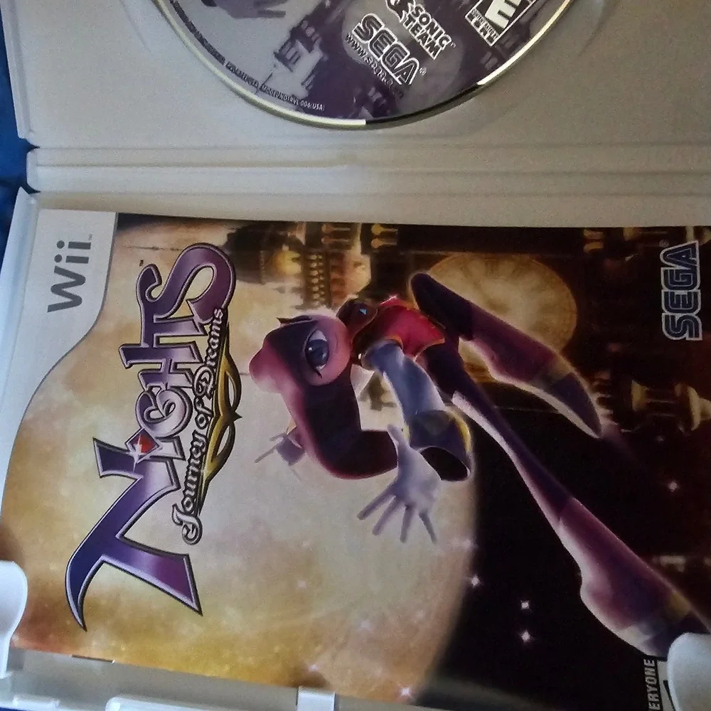 NiGHTS Journey of Dreams Nintendo Wii Game SEGA Sonic Team CIB RVL-P-R7EE